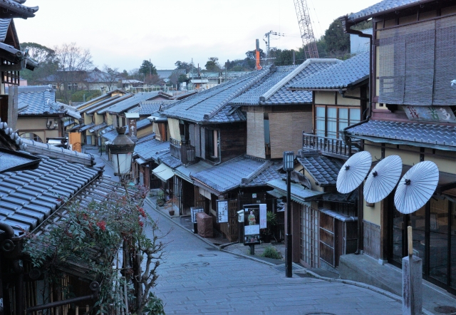 清水寺周辺の街並みの画像